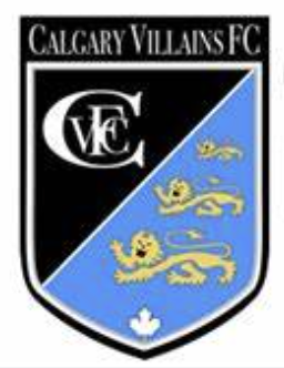 CALGARY VILLAINS FC WOMEN Logo