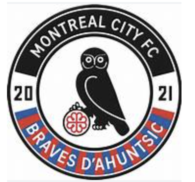 C.S. Braves Ahuntsic Mcfc Logo